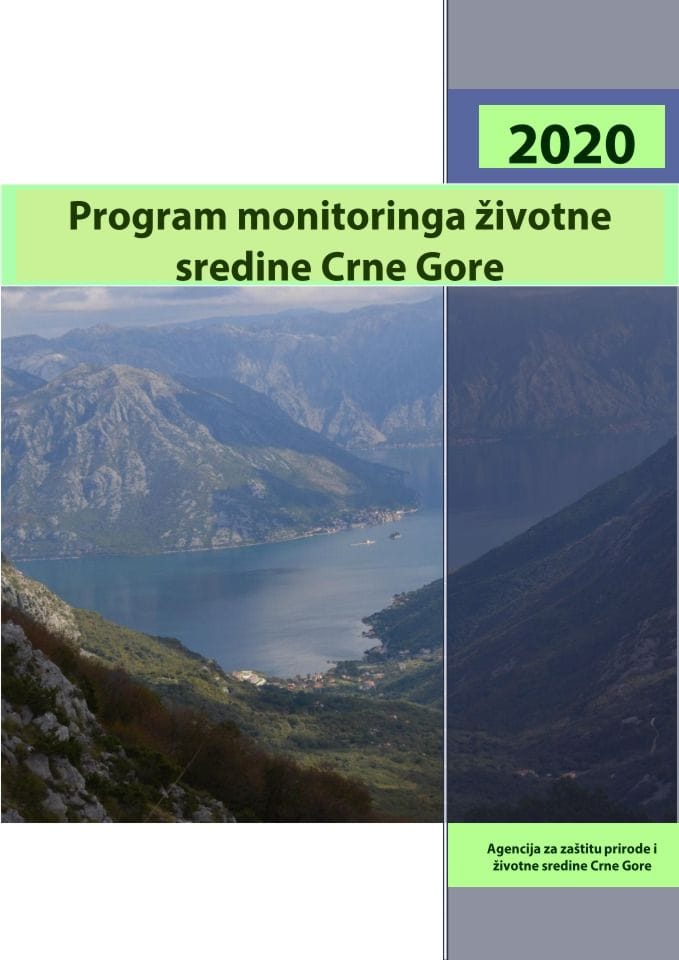 Predlog programa monitoringa životne sredine Crne Gore za 2020. godinu