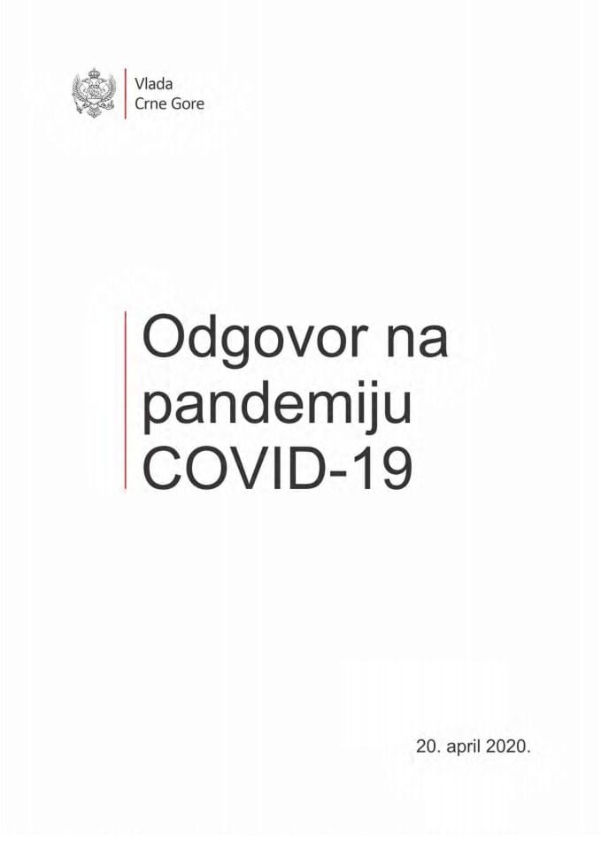 2020 04 22 - Vlada CG - Odgovor na pandemiju COVID19 (MANJA DATOTEKA)