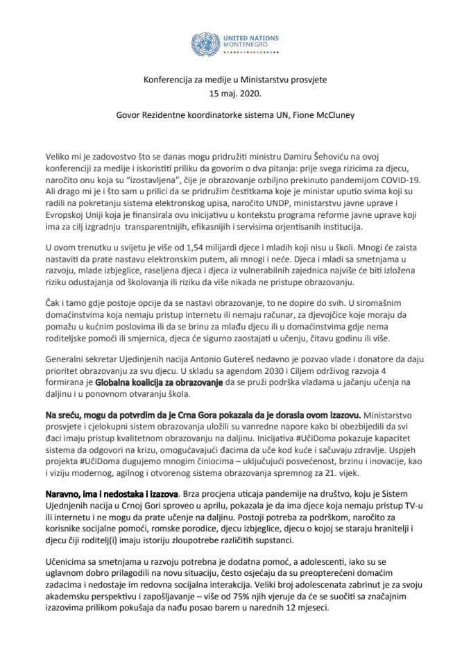 20200515_UNRC_Speech - MNE