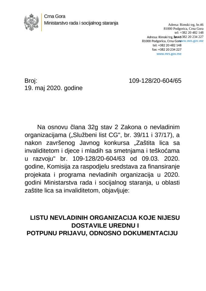 LISTA nepotpune dokumentacije za NVO OSI  uvećani font (1)