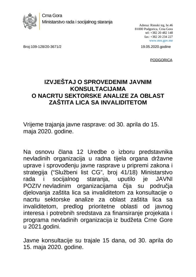 Izvještaj o konsultacijama OSI uvećani font