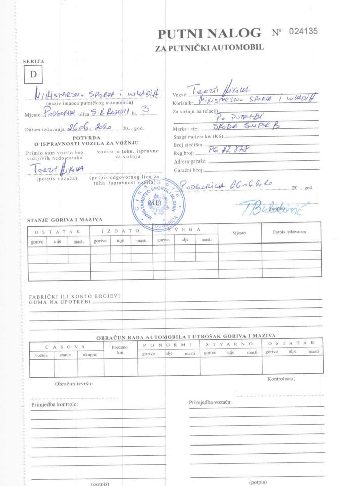 putni skoda super b 29.06.-05.07.2020