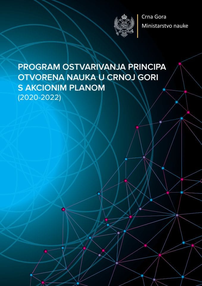 Програм остваривања принципа Отворена наука у Црној Гори (спреад)