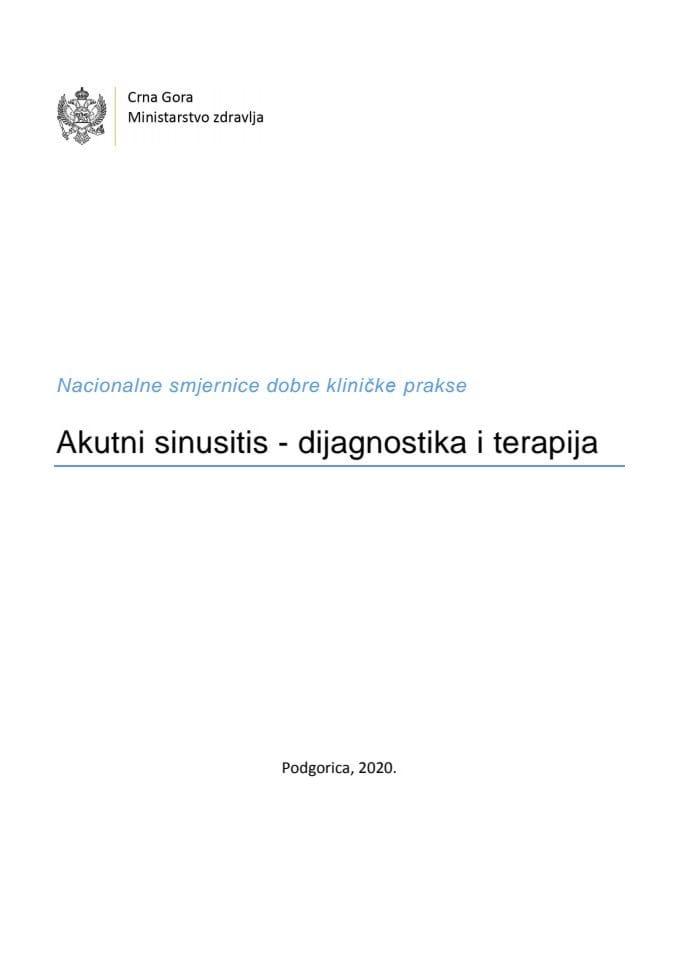 Akutni sinuzitisi