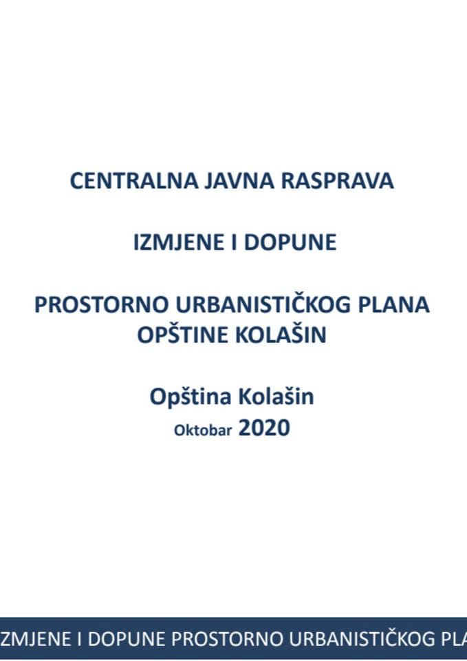 Prezentacija ID PUP Kolasin 07