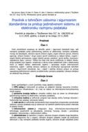Pravilnik o tehničkim uslovima i sigurnosnim standardima za pristup jedinstvenom  sistemu za  elektronsku razmjenu podataka