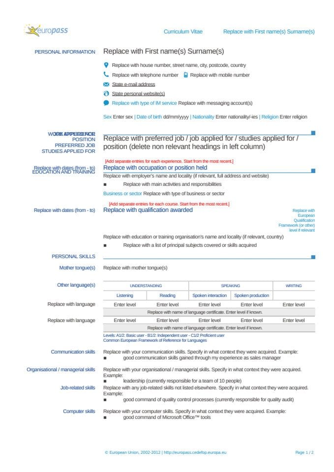 ANEXA 2 - Europass CV EN.cleaned