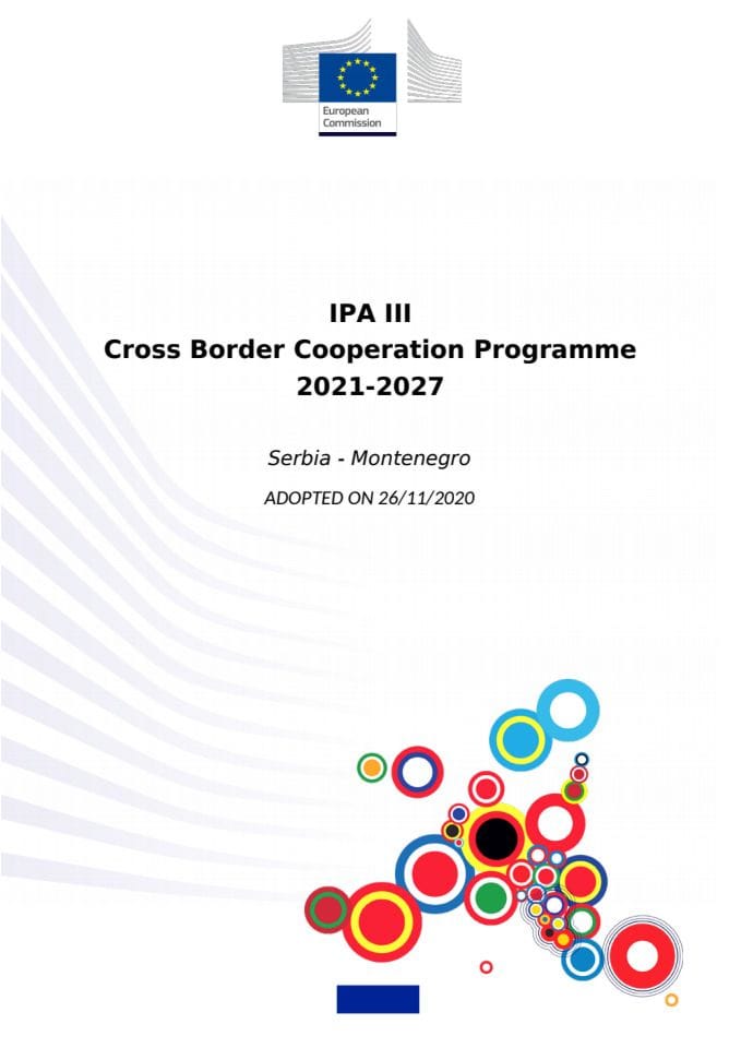 IPA III Cross Border Cooperation Programme 2021-2027 - Serbia - Montenegro