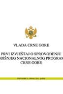 Prvi izvještaj o sprovođenju Godišnjeg nacionalnog programa Crne Gore (ANP)