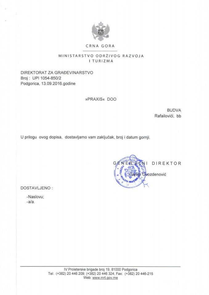 UPI 1054_850_2 Praxis doo