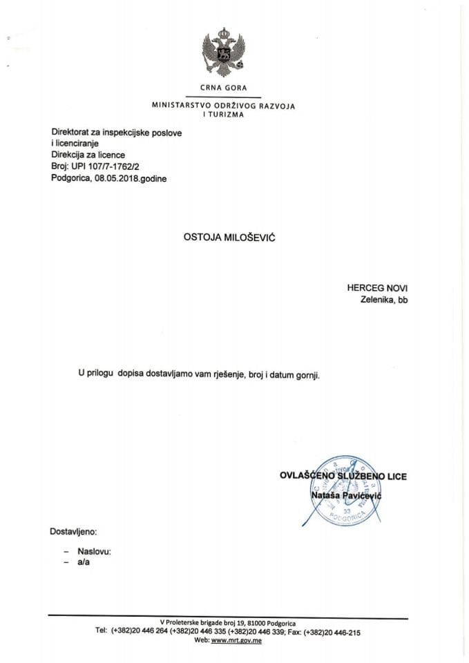 UPI-107-7-1762-2 OSTOJA MILOŠEVIĆ