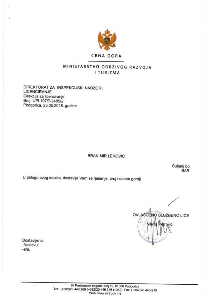 UPI-107-7-2485-2 BRANIMIR LEKOVIĆ