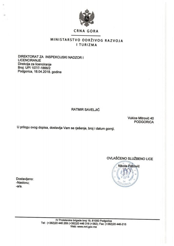 UPI-107-7-1866-2 RATMIR SAVELJIĆ