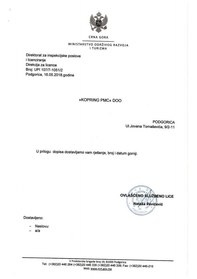 UPI-107-7-1051-2 KOPRING PMC DOO