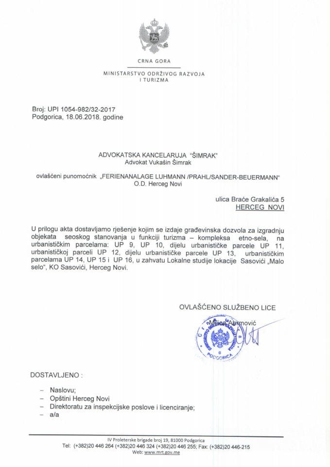 UPI 1054_982_32-2017 „FERIENANALAGE LUHMANN  PRAHL SANDER-BEUERMANN“ O.D.