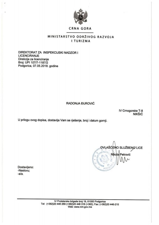 UPI-107-7-1187-2 RADONJA DJUROVIĆ