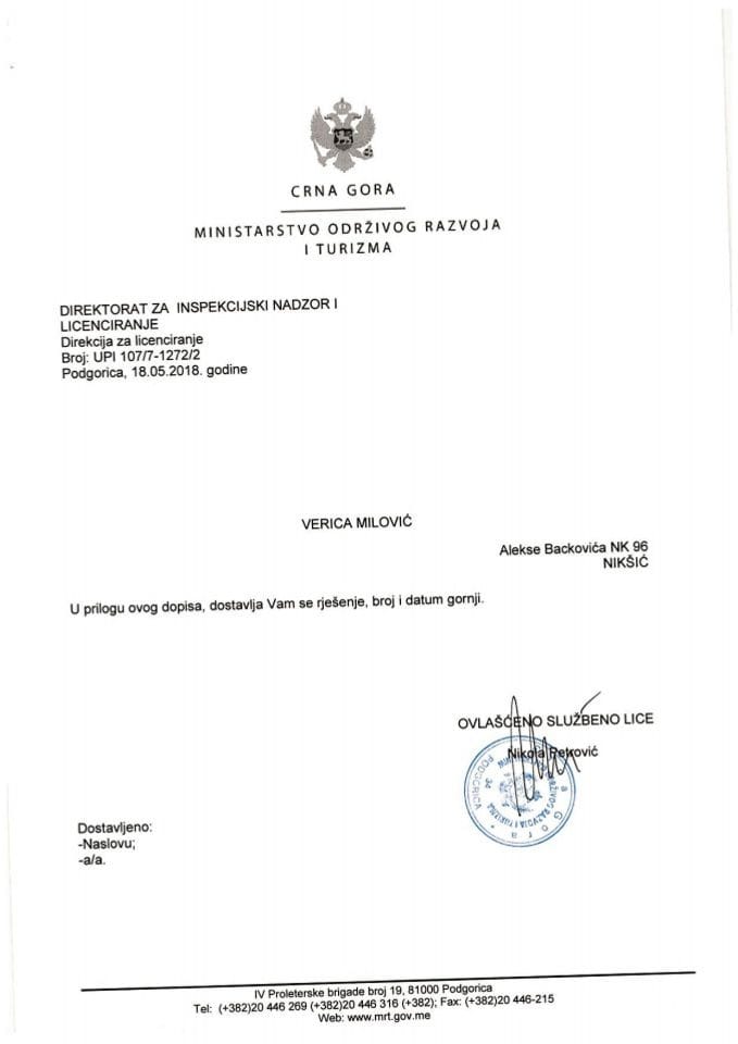 UPI-107-7-1272-2 VERICA MILOVIĆ