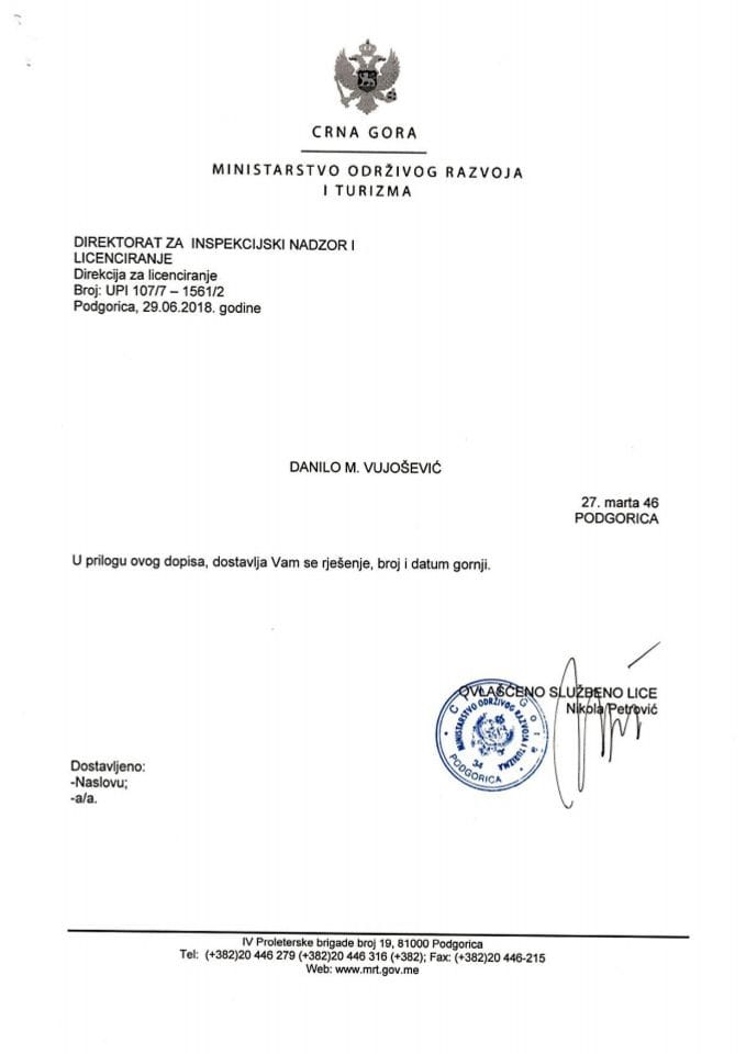 UPI-107-7-1561-2 DANILO M. VUJOŠEVIĆ