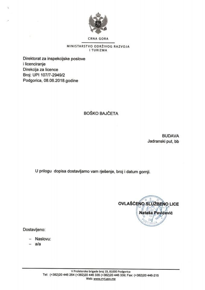 UPI-107-7-2949-2 BOŠKO BAJČETA