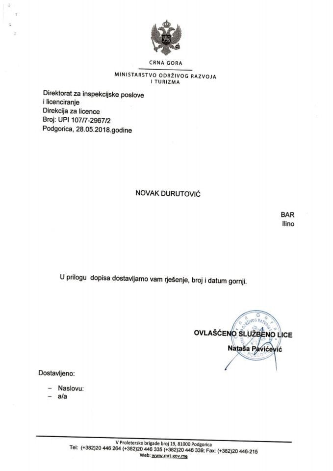 UPI-107-7-2967-2 NOVAK DURUTOVIĆ