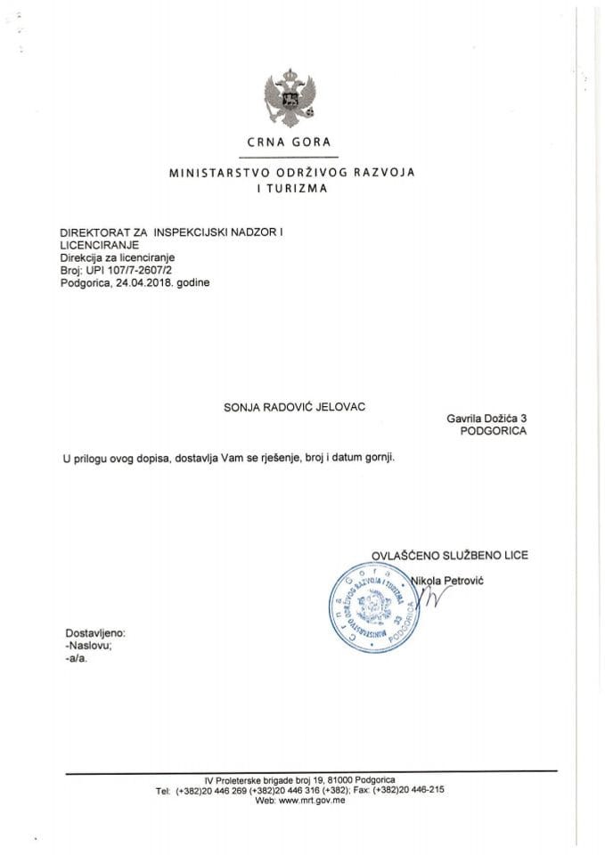 UPI-107-7-2607-2 SONJA RADOVIĆ JELOVAC