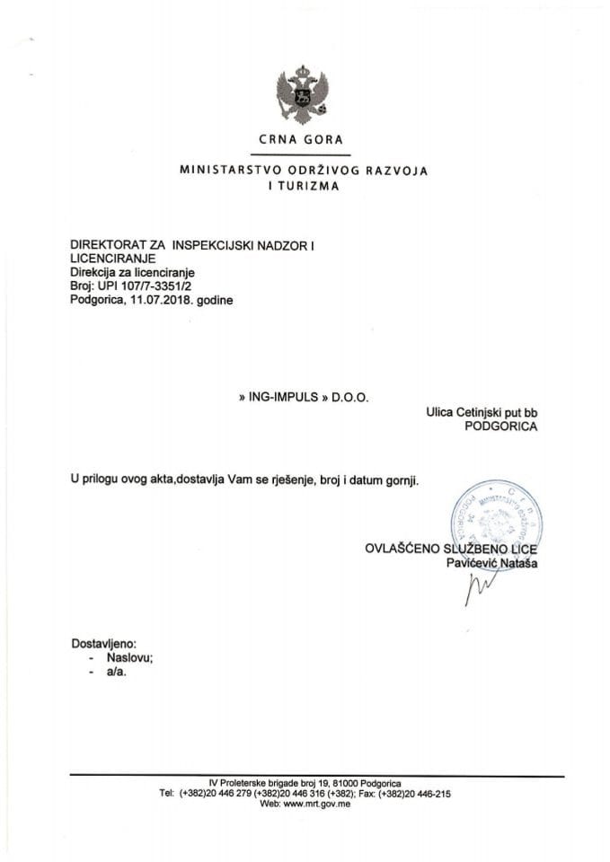 UPI-107-7-3351-2 ING-IMPULS DOO