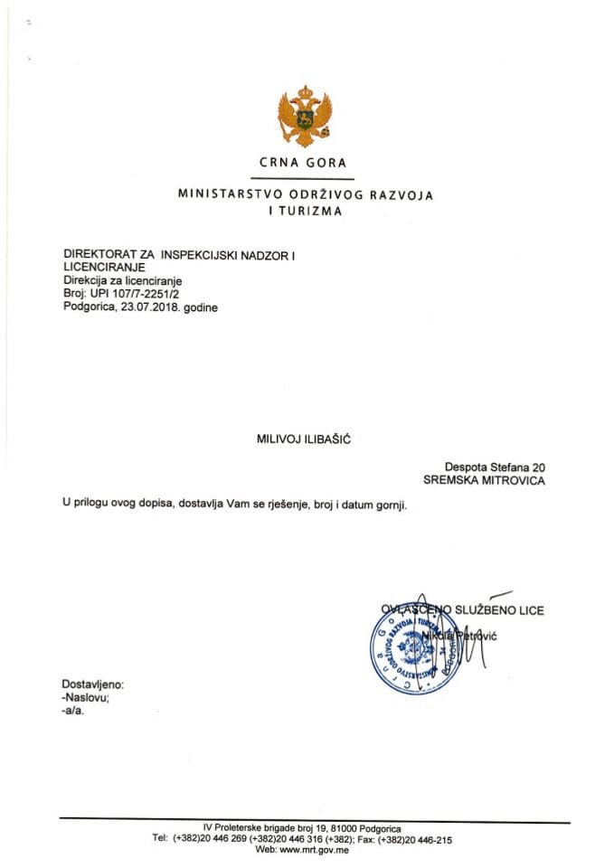 UPI-107-7-2251-2 MILIVOJ ILIBAŠIĆ