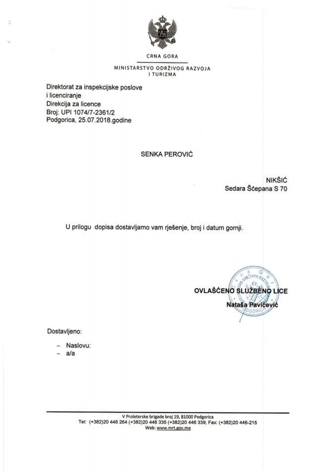 UPI-107-7-2361-2 SENKA PEROVIĆ