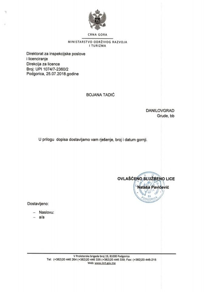 UPI-1074-7-2360-2 BOJANA TADIĆ