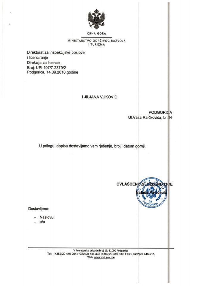 UPI-107-7-2379-2 LJILJANA VUKOVIĆ