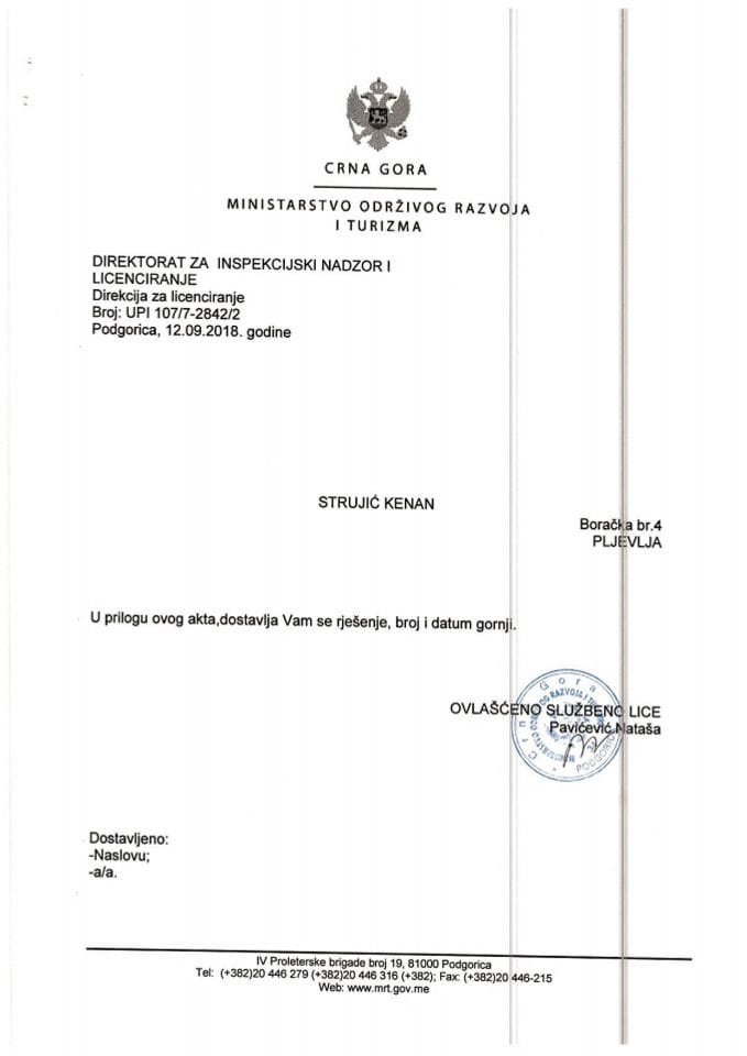 UPI-107-7-2842-2 KENAN STRUJIĆ