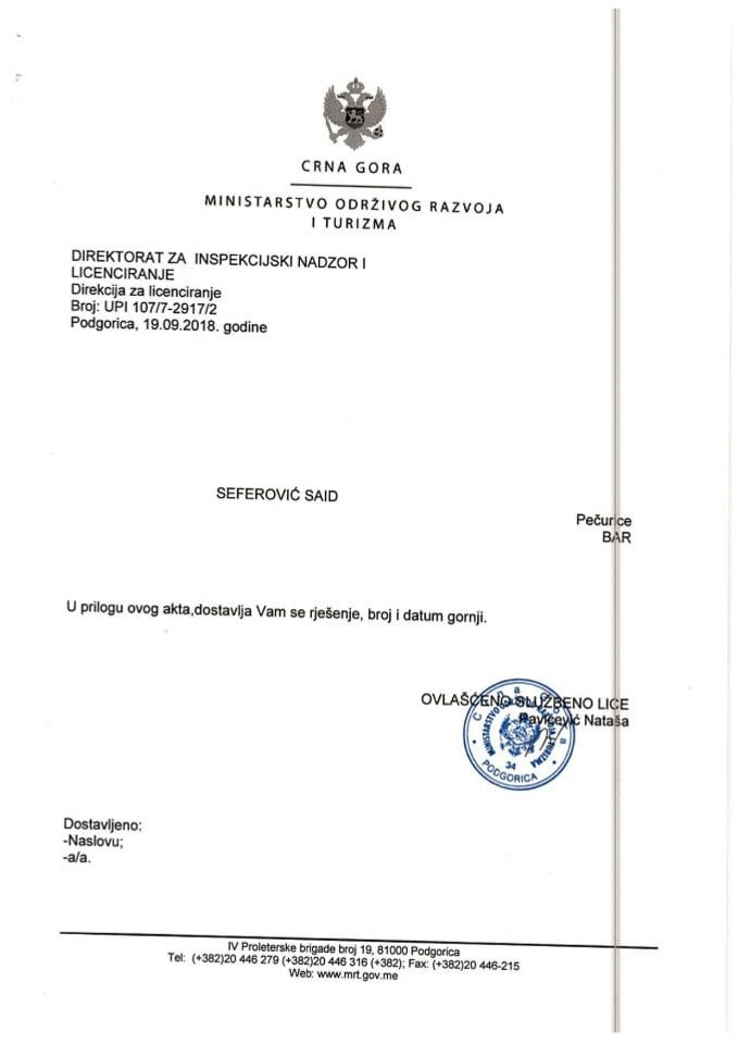 UPI-107-7-2917-2 SAID SEFEROVIĆ