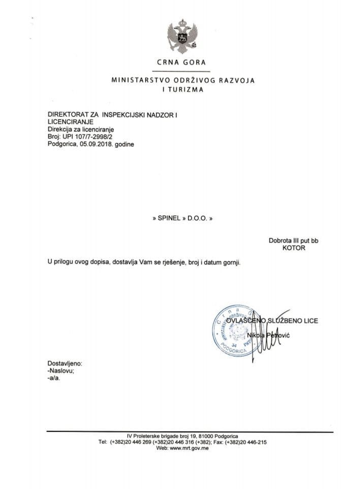 UPI-107-7-2998-2 SPINEL DOO