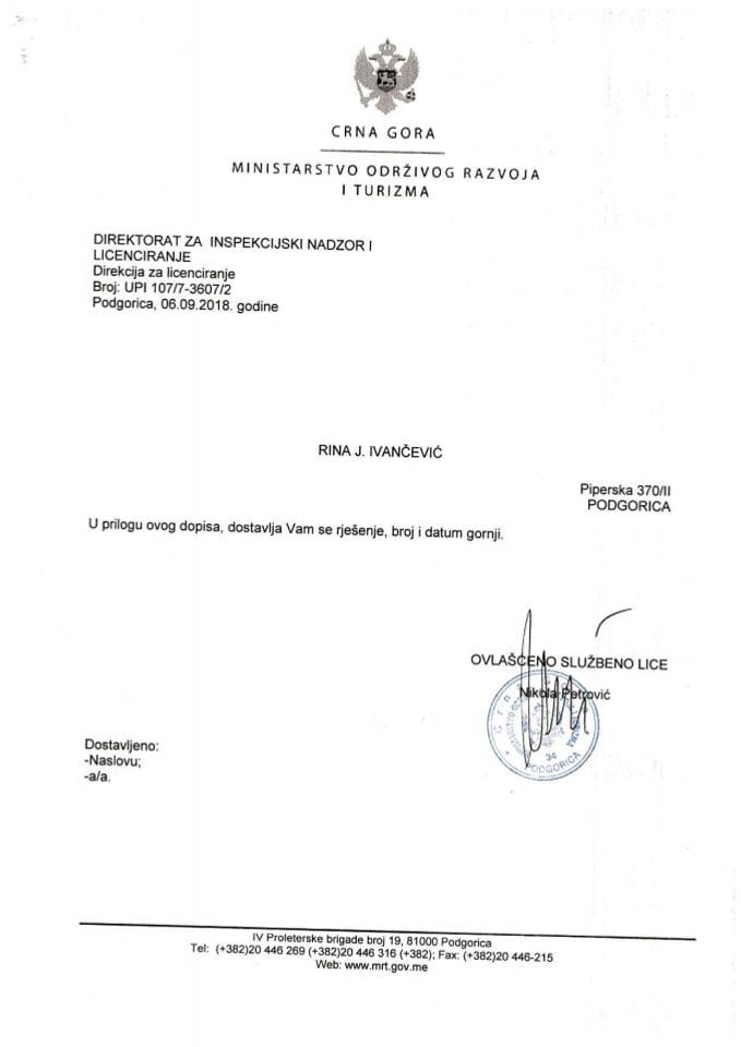 UPI-107-7-3607-2 RINA J. IVANČEVIĆ