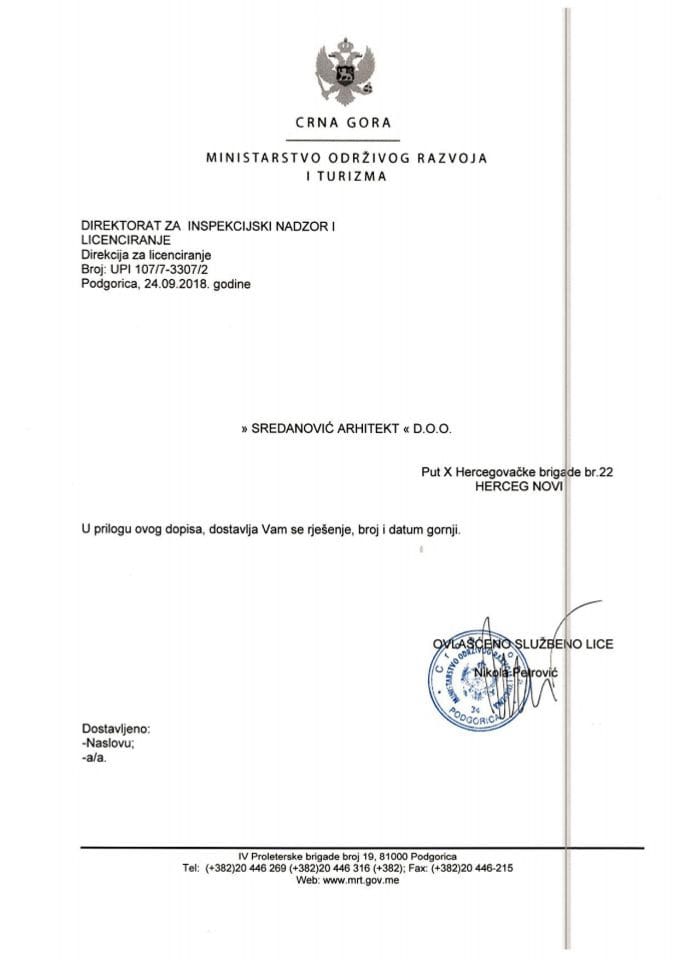 UPI-107-7-3307-2 SREDANOVIĆ ARHITEKT DOO