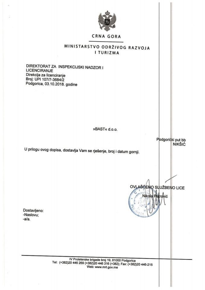 UPI-107-7-3684- 2 BAST DOO