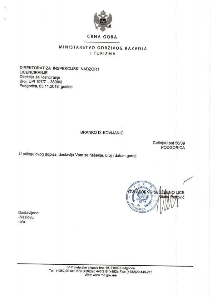 UPI-107-7-3808-2 BRANKO D. KOVIJANIĆ