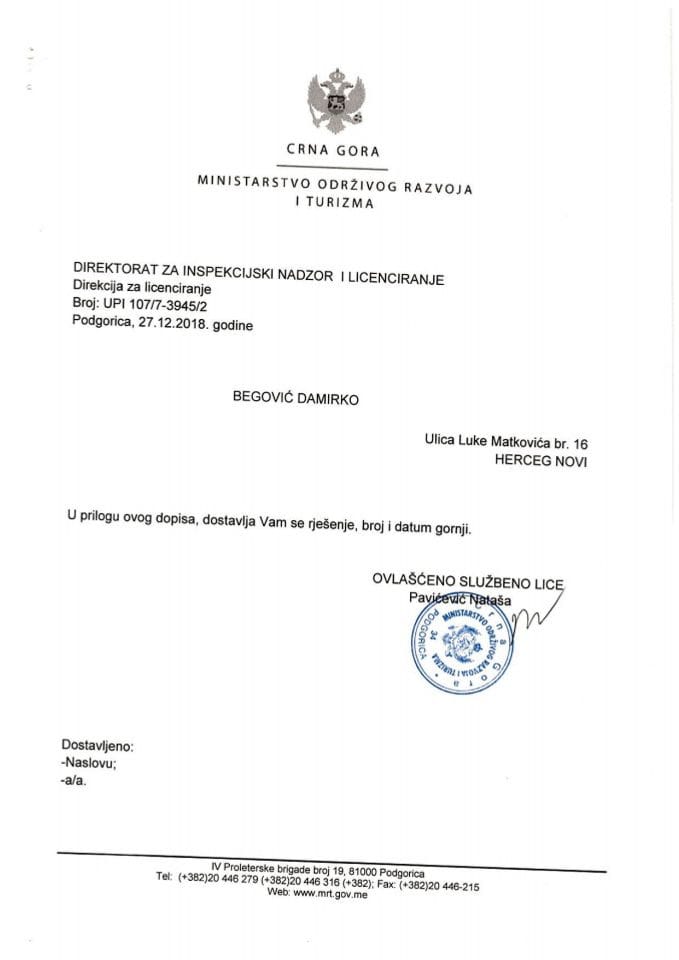 UPI-107-7-3945-2 DAMIRKO BEGOVIĆ