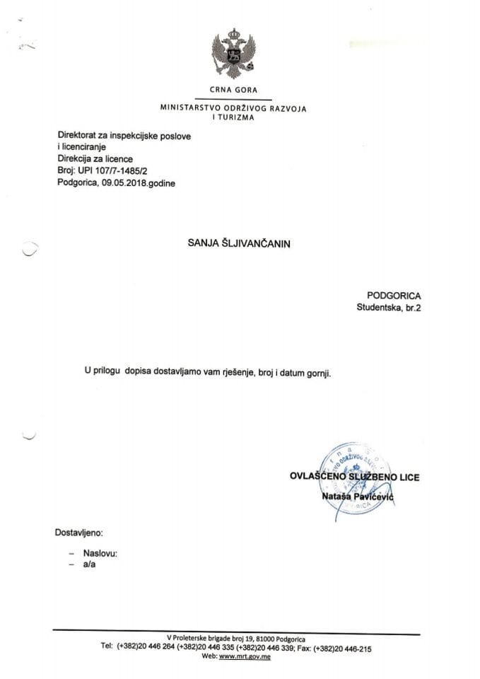 UPI-107-7-1485-2 SANJA ŠLJIVANČANIN