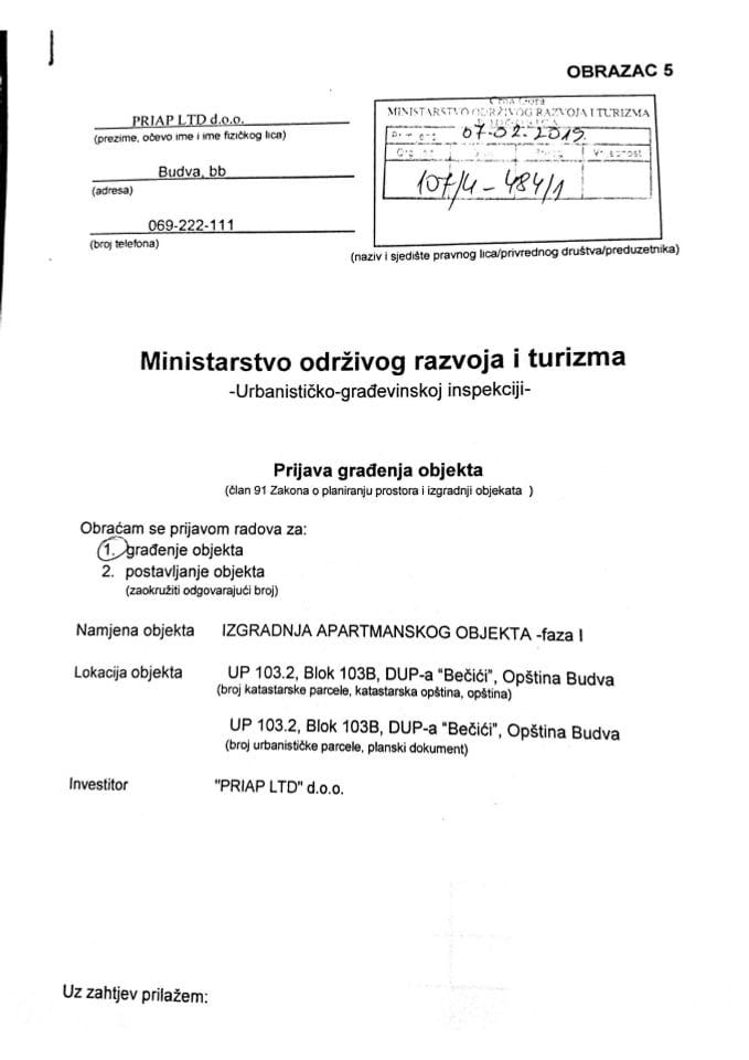 107-4-484-1 PRIAP LTD doo