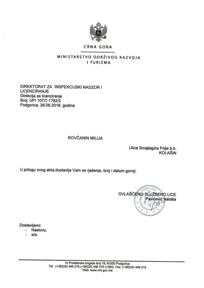 UPI-107-7-1782-2 MILIJA ROVČANIN