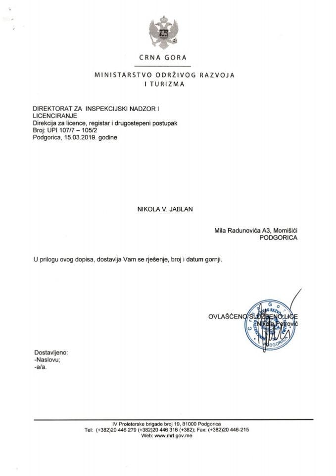 UPI-107-7-105-2 NIKOLA V. JABLAN