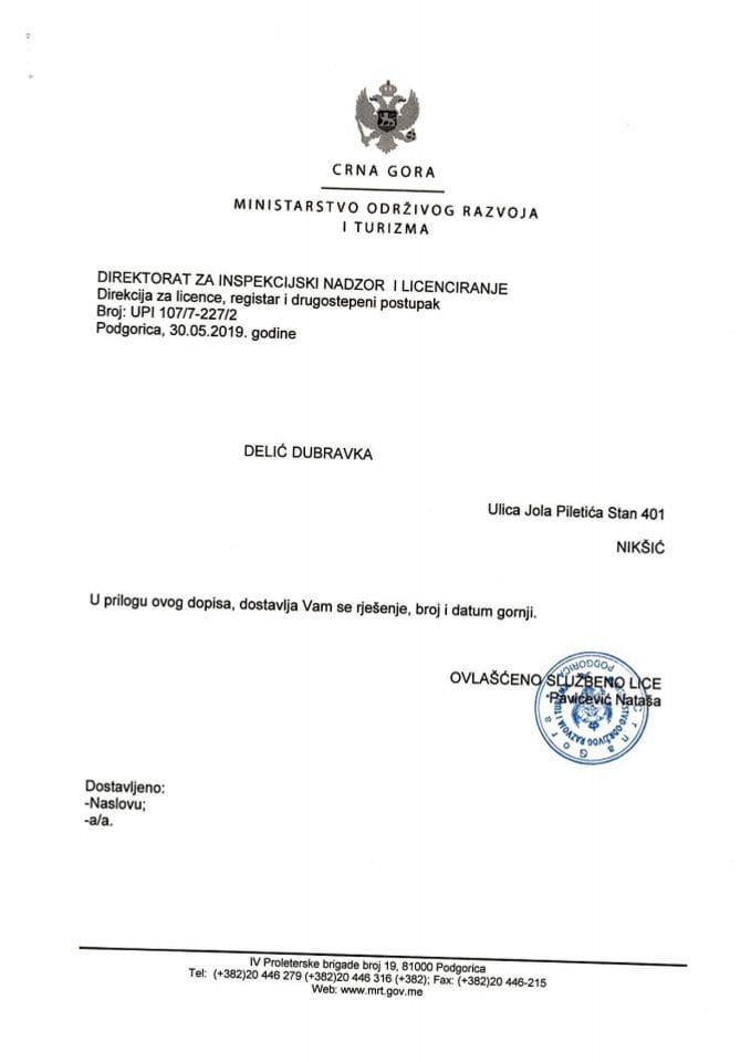 UPI-107-7-227-2 DUBRAVKA DELIĆ