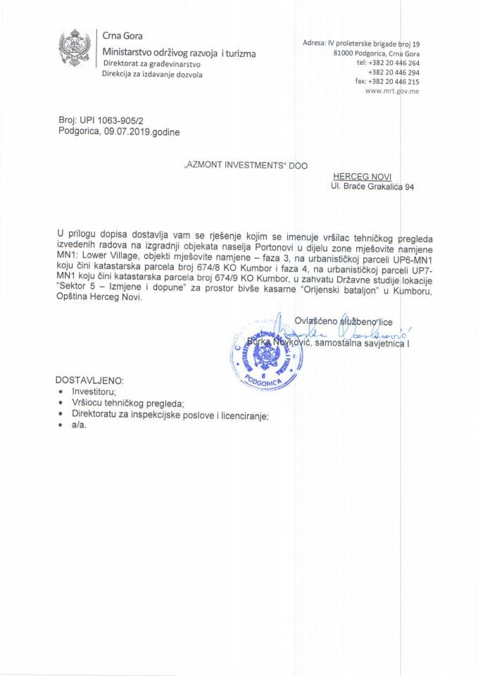 UPI 1063_905_2 Azmont investments doo