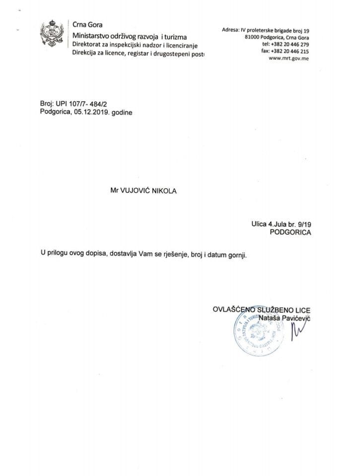 UPII-107-7-484-2 MR NIKOLA VUJOVIĆ