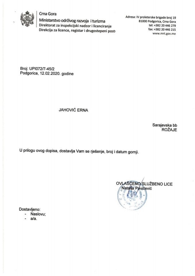 UPI-072-7-45-2 ERNA JAHOVIĆ