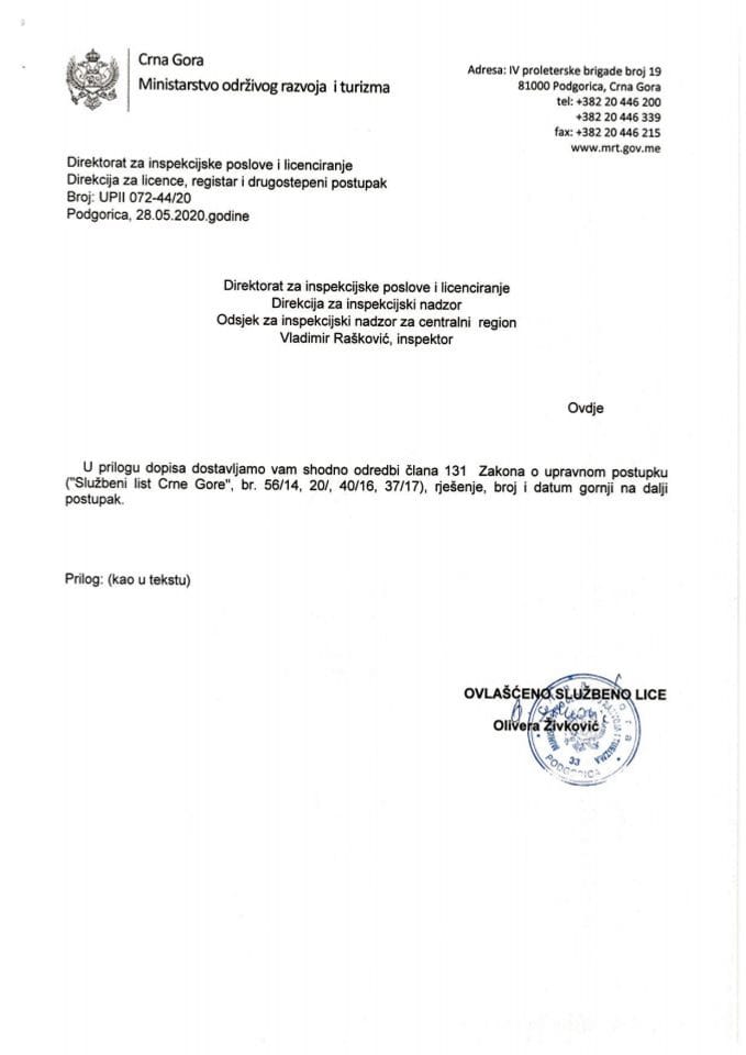 UPII-072-44-20 KOJA COMPANY DOO