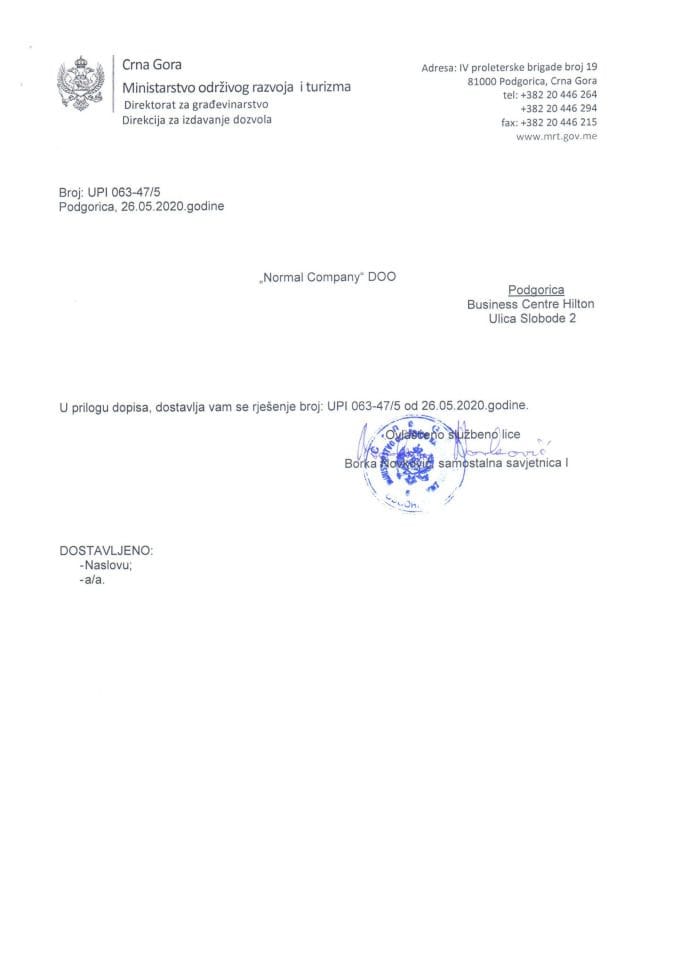 UPI 063_47_5 Normal Company doo-obustava