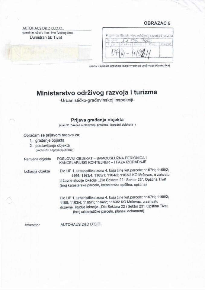 071-4-4192-1 AUTOHAUS D&D DOO