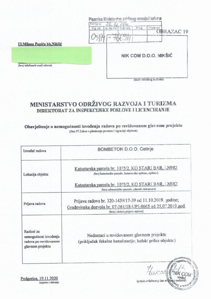 071-4-7669-1 NIK COM DOO NIKŠIĆ